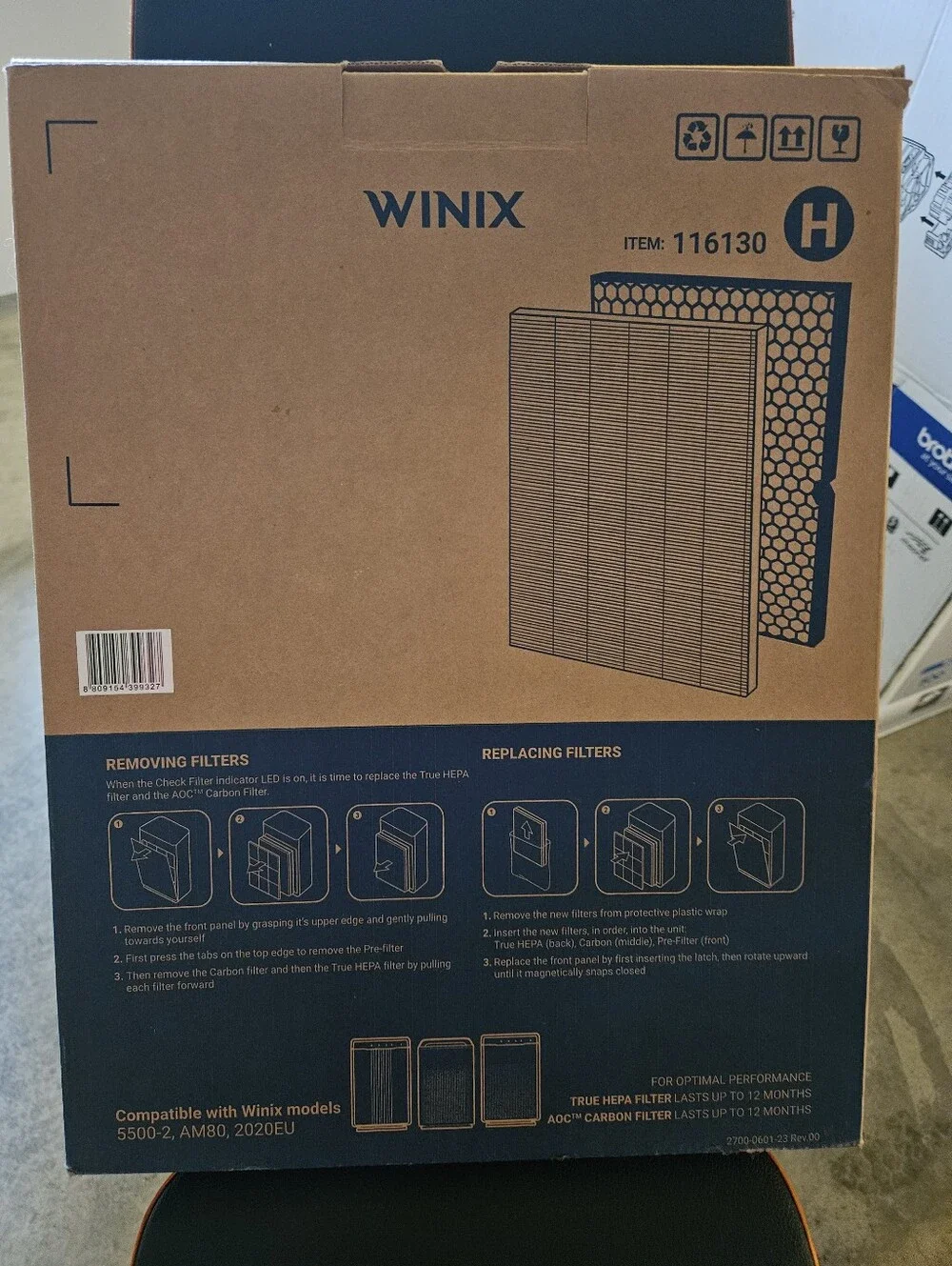 Winix Replacement Filter H X2 - Picture 2 of 8